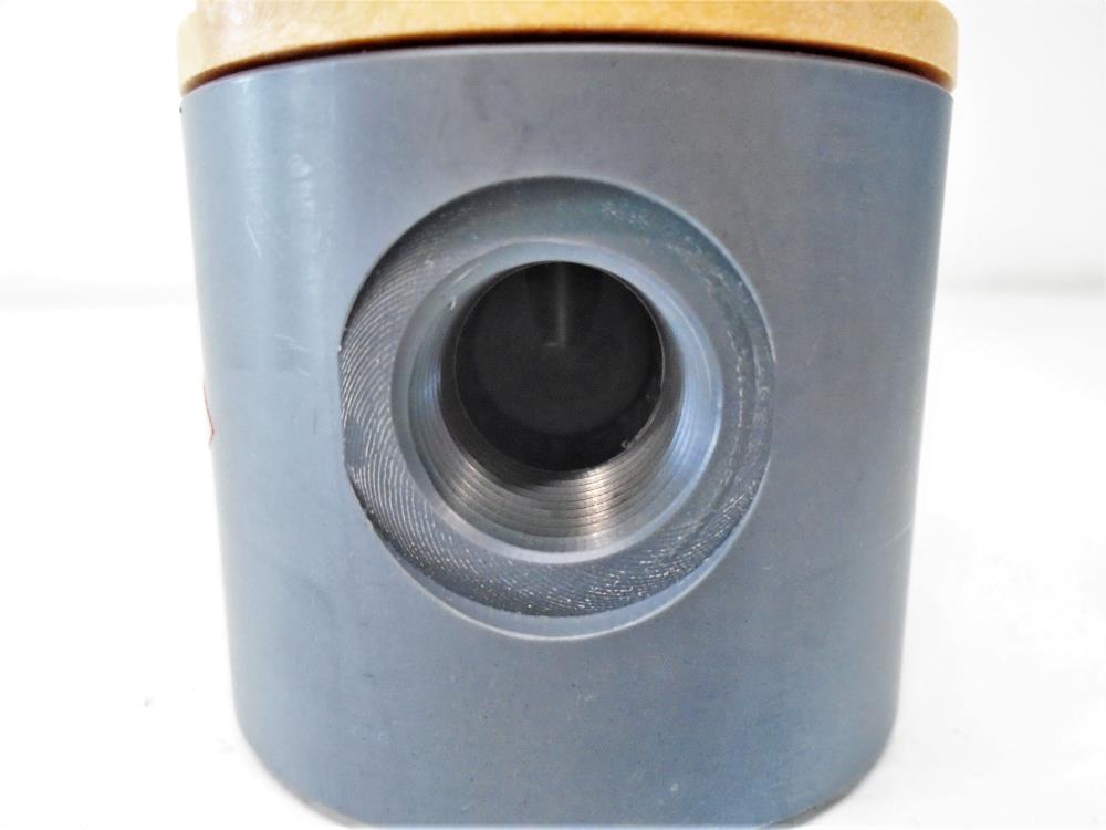 ProMinent 1/2" NPT Pressure Relief Valve, PVC, Type BPV-DM, 1006850